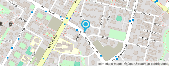 מפת הגעה אל דואר ישראל