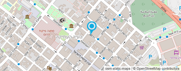 מפת הגעה אל דואר ישראל