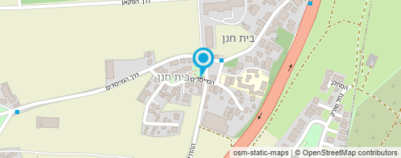 מפת הגעה אל דואר ישראל