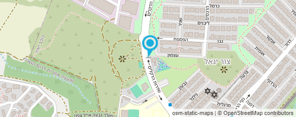 מפת הגעה אל דואר ישראל