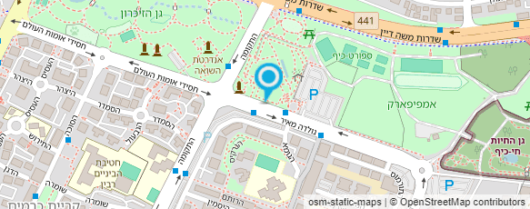 מפת הגעה אל דואר ישראל