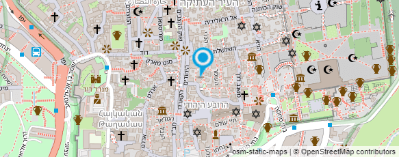 מפת הגעה אל דואר ישראל