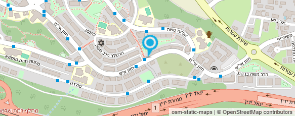 מפת הגעה אל דואר ישראל