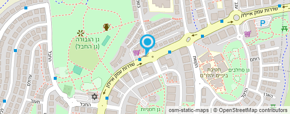 מפת הגעה אל דואר ישראל