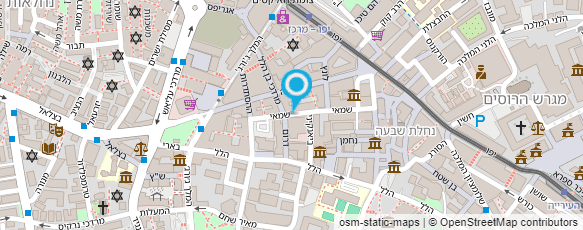 מפת הגעה אל דואר ישראל