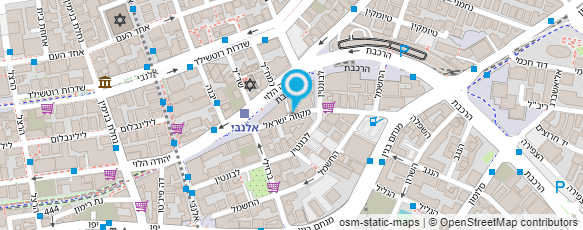 מפת הגעה אל דואר ישראל