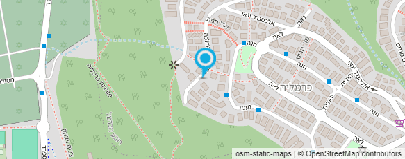 מפת הגעה אל אורן ישראלי