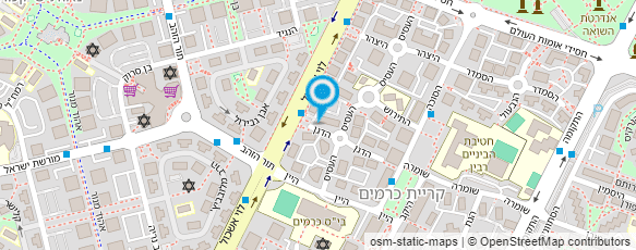 מפת הגעה אל פאני קליימן-קליניקה-קוסמטיקאית