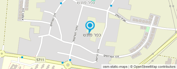 מפת הגעה אל כפר מונאש