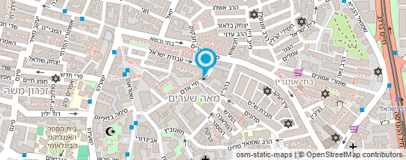 מפת הגעה אל מוסדות תולדות אהרון