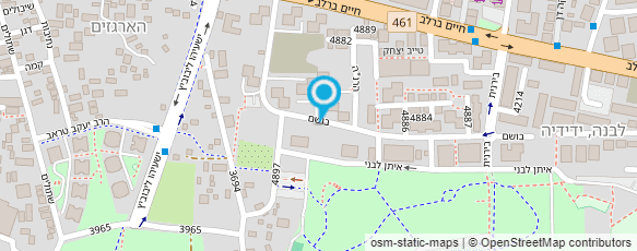 מפת הגעה אל יורם פרץ הדברת מזיקים