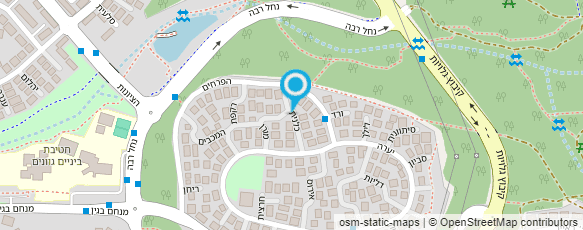 מפת הגעה אל גן בתנועה