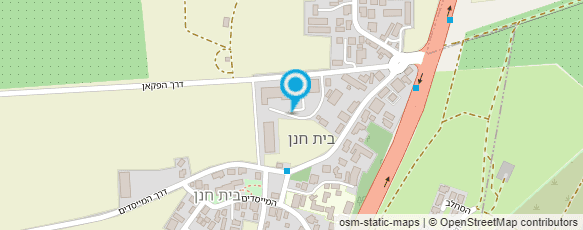 מפת הגעה אל בית חנן