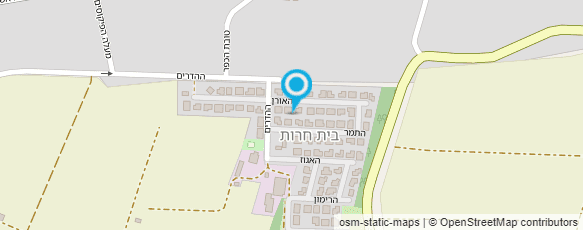 מפת הגעה אל בית חרות מושב