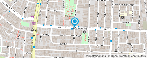 מפת הגעה אל שלום עיצוב שיער