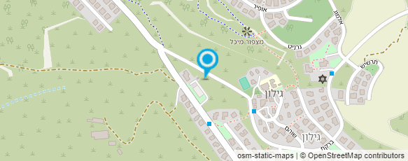 מפת הגעה אל גן אורן