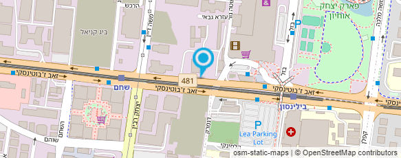 מפת הגעה אל השכרת מקרנים ומצלמות