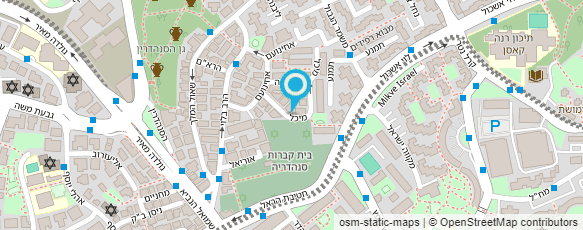 מפת הגעה אל מכון בני דוד