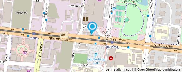 מפת הגעה אל גלידה באר שבע