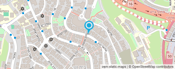 מפת הגעה אל אריה כהן (אנגלית וצרפתית)