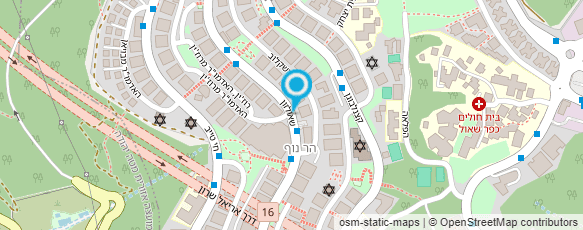 מפת הגעה אל כללית סמייל