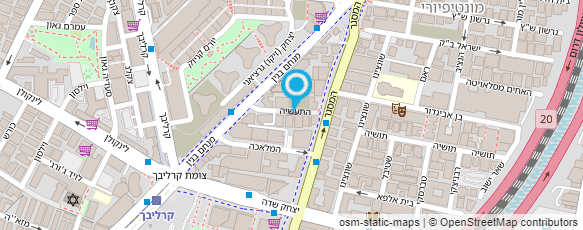 מפת הגעה אל סטודיו רון קדמי