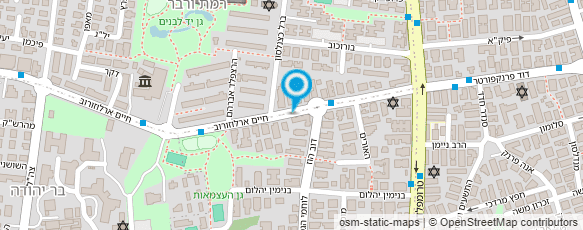 מפת הגעה אל מוזה פרסום ושיווק