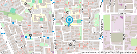 מפת הגעה אל מיני מנחם