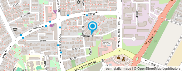 מפת הגעה אל מדידות אילת הנדסה (1996) בע"מ