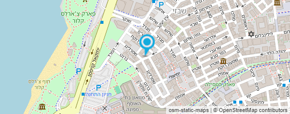 מפת הגעה אל המכולת של אברהם ורשב