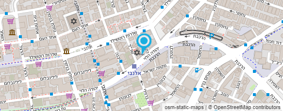 מפת הגעה אל סופר דניאל'ס