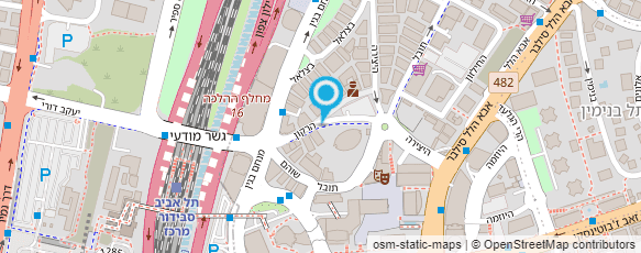 מפת הגעה אל משרד עו"ד כדר משה ואמנון סמרה