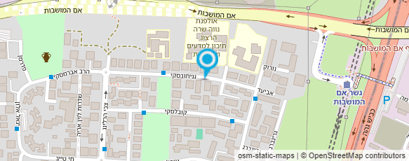 מפת הגעה אל עמותת יד על הלב בישראל