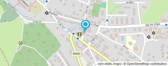 מפת הגעה אל בית ספר למקצועות העיסוי