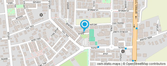 מפת הגעה אל תורן ניהול נכסים