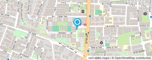 מפת הגעה אל בלו לבנדר - רשת ניקוי יבש