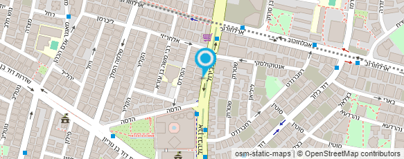 מפת הגעה אל פלאפל הכיכר