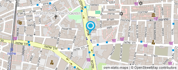 מפת הגעה אל מוסך "ציון"