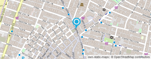 מפת הגעה אל קיוסק "אלנבי 58"