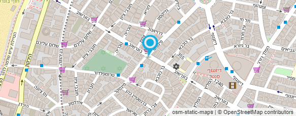 מפת הגעה אל פיצוציה בוגרשוב