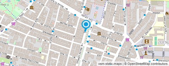 מפת הגעה אל פנינה רחלין - פסיכותרפיסטית ואסטרולוגית