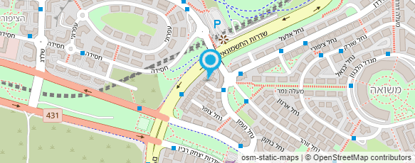 מפת הגעה אל נובוסלסקי ענת טו"ר ומגשרת