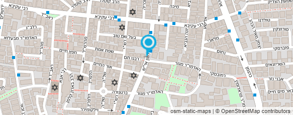 מפת הגעה אל מוסדות מהרי"ץ דושינסקי