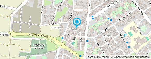 מפת הגעה אל שרעבי דודו - שמאי מקרקעין