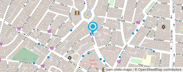 מפת הגעה אל מרכז באוהאוס תל אביב מפת הגעה אל מרכז באוהאוס תל אביב