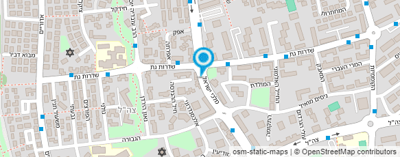 מפת הגעה אל שירותי אריאל מפת הגעה אל שירותי אריאל