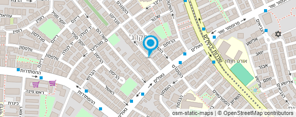 מפת הגעה אל ד"ר ברגר תמר