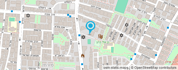 מפת הגעה אל פרופ' שכטר מיכאל