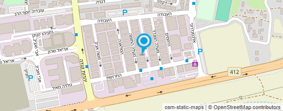 מפת הגעה אל אשכנזי מוצרי אלומיניום