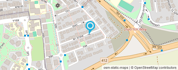 מפת הגעה אל ד"ר וואהל רחל